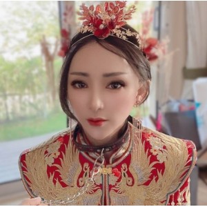 胖臀小乖乖女『兔兔』洞房花烛夜婚纱被进入视频