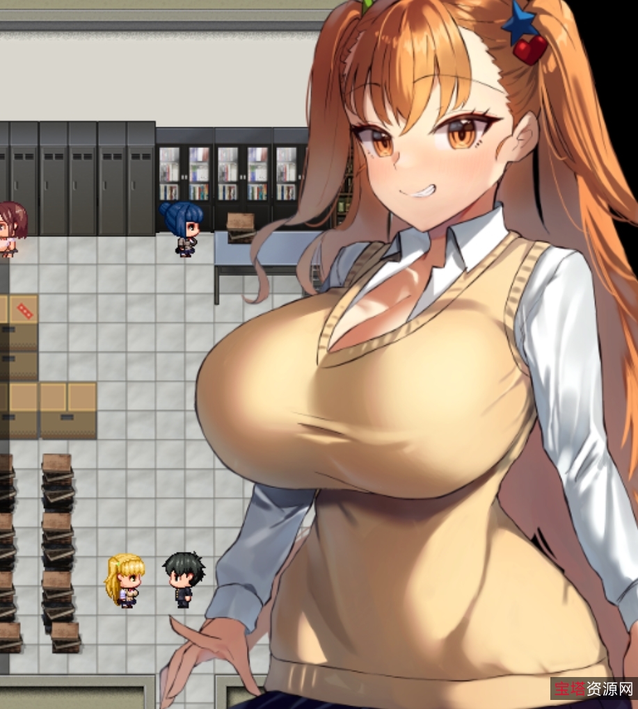 魅魔女孩的大罩杯探险:男M游戏视频解谜