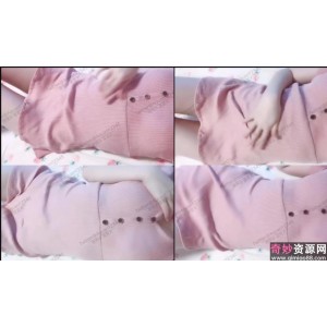 恶犬粉色毛衣套装