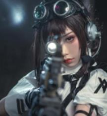 Twitter美少女喵小吉资源合集，3.5G赛博朋克风格，战斗女仆过瘾