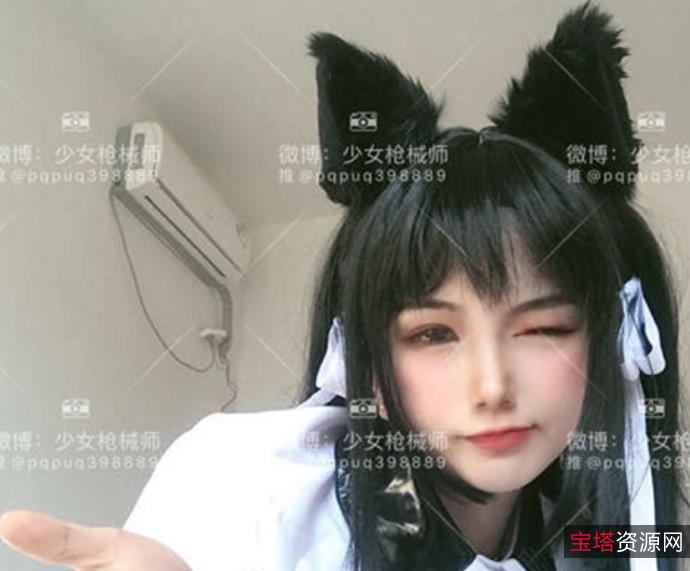 神秘少女枪械师cosplay合集609MB，露脸私图一应俱全