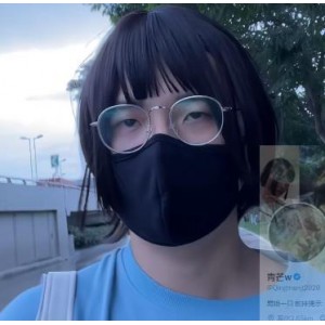 青芒w：人行道意念合一，小弟弟打扮妹子资源1V1.2G