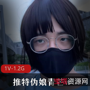 青芒w：人行道意念合一，小弟弟打扮妹子资源1V1.2G