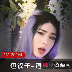 超火流浪歌手自拍《包饺子-道具秀》1V-201M视频，颜值身材超真实，赞不绝口！