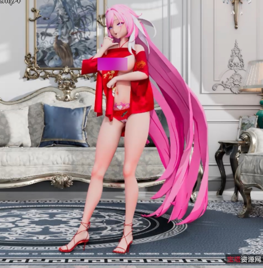 爱莉希雅mmd小合集：6v+600M，1币免费下载，百度盘分享，alxy解压码