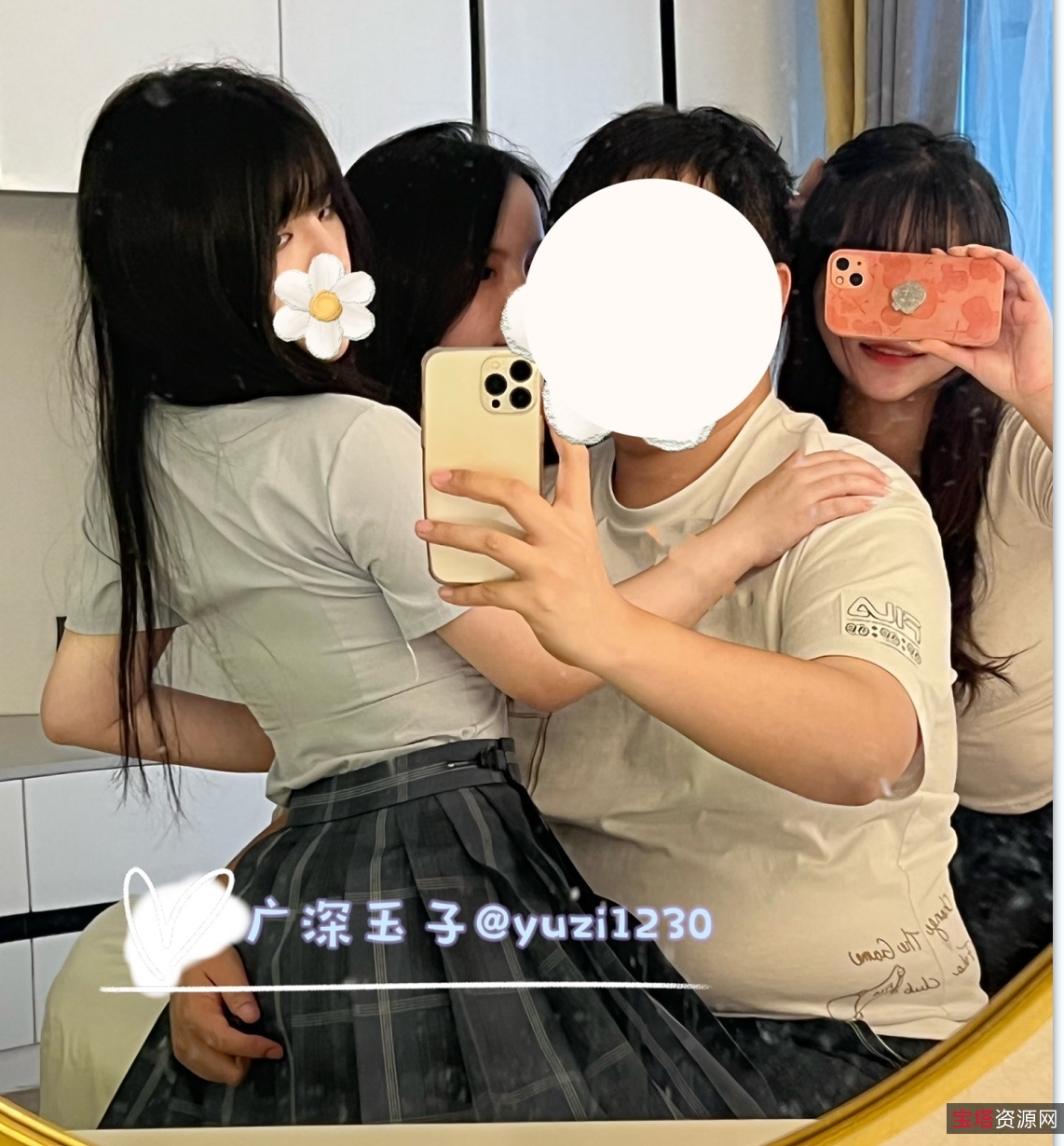 抖音广深玉子闺蜜互动私拍55V85G绝密视角